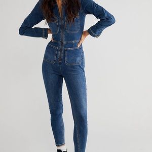 Free People Lennox Jumpsuit size M